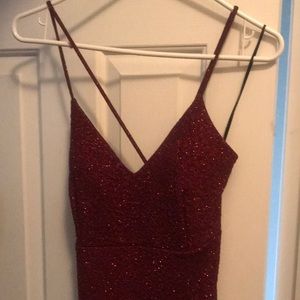 Mini Dress Burgundy